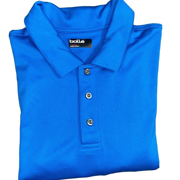 bolle Other - Bolle Performance Golf Polo Shirt Short Sleeve Aqua Blue XL